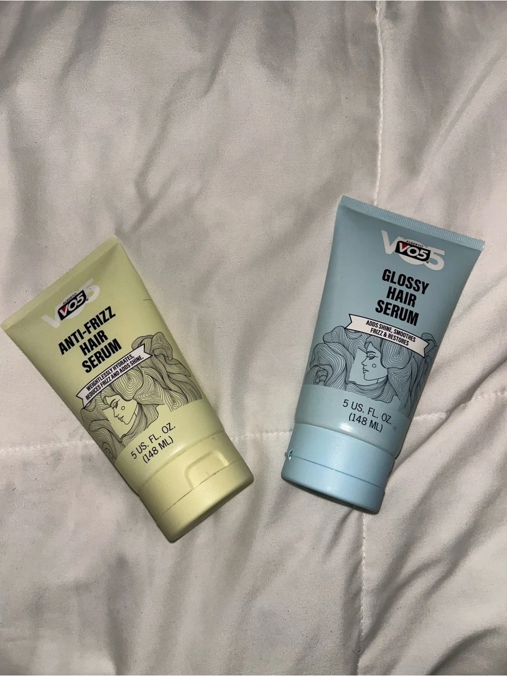Hair Serum Duo - Glossy Blue & Anti-Frizz Yellow